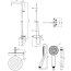 Omnires Y Zestaw wannowo-prysznicowy termostatyczny ścienny z deszczownicą złoty Y1234ALGL - zdjęcie 2
