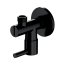 Omnires Zawór kątowy 1/2"x3/8" czarny półmat 8857BL - zdjęcie 1