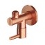 Omnires Zawór kątowy 1/2"x3/8" miedź szczotkowana 8857CPB - zdjęcie 1