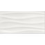 Opoczno Basic Palette White Glossy Wave Structure Płytka ścienna 29,7x60x0,9 cm, biała błyszcząca OP631-031-1 - zdjęcie 1