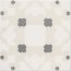 Opoczno Basic Palette White Pattern C Płytka ścienna/podłogowa 29,7x29,7x0,8 cm, biała matowa OP631-040-1 - zdjęcie 1