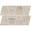 Opoczno Grand Wood Prime Light Grey Mosaic Trapeze Mozaika ścienno-podłogowa drewnopodobna 19x30,6 cm, jasnoszara OD498-083 - zdjęcie 1