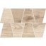 Opoczno Grand Wood Natural Cream Mosaic Trapeze Mozaika ścienno-podłogowa drewnopodobna 19x30,6 cm, kremowa OD498-077 - zdjęcie 1