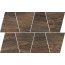 Opoczno Grand Wood Rustic Mocca Mosaic Trapeze Mozaika ścienno-podłogowa drewnopodobna 19x30,6 cm, kawowa OD498-085 - zdjęcie 1