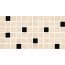 Opoczno Karoo Beige Mosaic Glass Mozaika szklana 14,7x29,7x0,85 cm, beżowa matowa OD193-005 - zdjęcie 1
