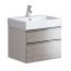 Opoczno Metropolitan Zestaw Umywalka meblowa 60,5x46 cm z szafką podumywalkową, biały/szary dąb OK581-006-BOX+OS581-002 - zdjęcie 1