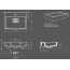 Opoczno Metropolitan Zestaw Umywalka meblowa 71x46,5 cm z szafką podumywalkową, biały OK581-005-BOX+OS581-004 - zdjęcie 2