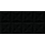 Opoczno Origami Dune Black Glossy Structure Płytka ścienna 29,7x60x0,9 cm, czarna błyszcząca OP658-016-1 - zdjęcie 1