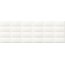 Cersanit White Glossy Pillow Structure Płytka ścienna 25x75 cm, biała OP684-004-1 - zdjęcie 1