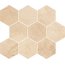 Opoczno Sahara Desert Mosaic Hexagon Mozaika 28x33,7x1,1 cm, beżowa matowa OD358-013 - zdjęcie 1