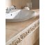 Opoczno Salonika Cream Border Classic Listwa dekoracyjna 9,8x29x1,1 cm, kremowa matowa OD006-009 - zdjęcie 4