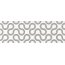 Opoczno Spin White-Black Geo Płytka ścienna 25x75x1,05 cm, biały, czarny błyszcząca OP431-002-1 - zdjęcie 1