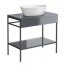 Opoczno Splendour Konsola 79,9x45x73,2 cm, szara S923-013 - zdjęcie 1
