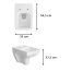 Opoczno Splendour Toaleta WC podwieszana 54,5x35x37,5 cm CleanOn bez kołnierza, biała K40-003 - zdjęcie 2