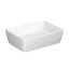 Opoczno Splendour Umywalka nablatowa 50,5x35,5x14,5 cm z korkiem ceramicznym, biała K40-006 - zdjęcie 1