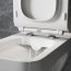 Opoczno Splendour Zestaw Toaleta WC podwieszana 54,5x35x37,5 cm CleanOn bez kołnierza z deską sedesową wolnoopadającą, biały K40-003+K98-0139 - zdjęcie 13