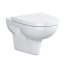 Opoczno Street Fusion Zestaw Toaleta WC podwieszana 52,5x36x37 cm z deską sedesową wolnoopadającą, biały OK579-002-BOX+K98-0130 - zdjęcie 2