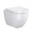 Opoczno Urban Harmony Zestaw Toaleta WC podwieszana 49,5x35,5 cm z deską sedesową wolnoopadającą, biały OK580-004-BOX+K98-0130 - zdjęcie 7