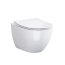 Opoczno Urban Harmony Zestaw Toaleta WC podwieszana 50x36 cm CleanOn z ukrytym mocowaniem z deską sedesową wolnoopadającą Slim, biały K109-054+K98-0133 - zdjęcie 2