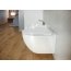 Opoczno Urban Harmony Zestaw Toaleta WC podwieszana 50x36 cm CleanOn z ukrytym mocowaniem z deską sedesową wolnoopadającą Slim, biały K109-054+K98-0133 - zdjęcie 5