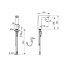 Oras Electra Safety Bateria umywalkowa bezdotykowa Bluetooth 230/9 V chrom 9300FTZ  - zdjęcie 2
