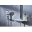 Oras Esteta Wellfit Zestaw prysznicowy termostatyczny z deszczownicą chrom/biały 7592-11 - zdjęcie 6