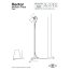 Original BTC Hector Pleat Medium Lampa stojąca 137x27 cm IP20 E27 GLS, jasnozielona FF388GL - zdjęcie 2