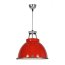 Original BTC Titan Size 1 Lampa wisząca 36x36 cm IP20 E27 GLS, czerwona FP005R/GL01E - zdjęcie 1