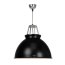 Original BTC Titan Size 3 Lampa wisząca 42,5x45,5 cm IP20 E27 GLS, czarna, biała FP033K/W - zdjęcie 1