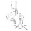 Paffoni Light Bateria nawannowa 3 otworowa grafit LIG040LMG - zdjęcie 2