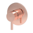 Paffoni Light Bateria prysznicowa podtynkowa różowe złoto LIG010ROSE - zdjęcie 1