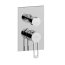 Paffoni Ringo Bateria wannowo-prysznicowa podtynkowa 3-drożna chrom RIN019CR - zdjęcie 1