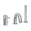 Paffoni Stick Bateria nawannowa 3 otworowa stal szczotkowana SK040LST - zdjęcie 1