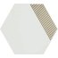 Paradyż Calacatta Hexagon Mat B Płytka gresowa ścienna 20x17 cm beżowy mat - zdjęcie 1