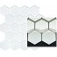 Paradyż Ivory Heksagon Mozaika szklana 25,8x28 cm PARIVOHEKS258280 - zdjęcie 2