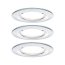 Paulmann Nova Zestaw opraw wbudowanych LED chrom 93445 - zdjęcie 1