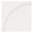 Peronda Bowl by Stone Designs Mist Płytka ścienna 12x12 cm, biała 18303 - zdjęcie 1