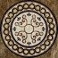 Peronda Persepolis Musa M/P Gres Poler Rozeta podłogowa 120x120 cm, brązowa 13440 - zdjęcie 1