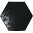 Peronda Vezelay Black Płytka ścienna 17,5x20 cm, czarna 16679 - zdjęcie 1