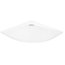 Besco Asco Ultraslim Brodzik półokrągły 80x80x2 cm biały BMAS-80 - zdjęcie 4