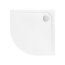 Besco Asco Ultraslim Brodzik półokrągły 80x80x2 cm biały BMAS-80 - zdjęcie 5