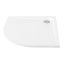 Besco Asco Ultraslim Brodzik półokrągły 80x80x2 cm biały BMAS-80 - zdjęcie 1