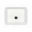 PMD Besco Assos B&W Umywalka wolnostojąca 40x50x85 cm, biała/czarna UMD-A-WOBW - zdjęcie 2