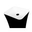 PMD Besco Assos B&W Umywalka wolnostojąca 40x50x85 cm, biała/czarna UMD-A-WOBW - zdjęcie 5