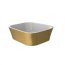 PMD Besco Assos Glam Umywalka nablatowa 50x40 cm złota/biała UMD-A-NBZ - zdjęcie 1
