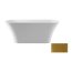PMD Besco Assos S-Line Glam Wanna wolnostojąca 160x70 cm złota/biała WMD-160-ALZ - zdjęcie 1
