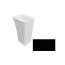PMD Besco Assos S-Line Umywalka wolnostojąca 50x40x85 cm czarna/biała UMD-AP-WOBW - zdjęcie 1