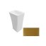 PMD Besco Assos S-Line Glam Umywalka wolnostojąca 50x40x85 cm złota/biała UMD-AP-WOZ - zdjęcie 1