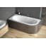 Besco Avita Slim Wanna narożna asymetryczna 180x80 cm prawa biała WAV-180-NPS - zdjęcie 4