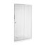 PMD Besco Duo Slide Drzwi prysznicowe przesuwne 100x195 cm, profile chrom szkło przezroczyste DDS-100 - zdjęcie 1